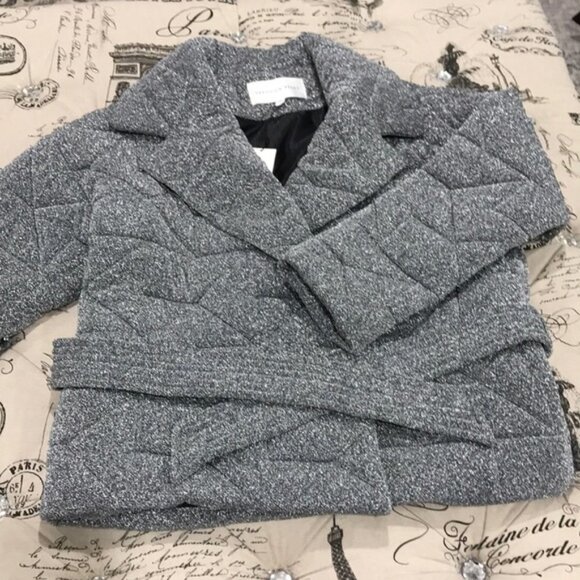 VERONICA BEARD Marshal Metallic Quilted Coat - Picture 13 of 17